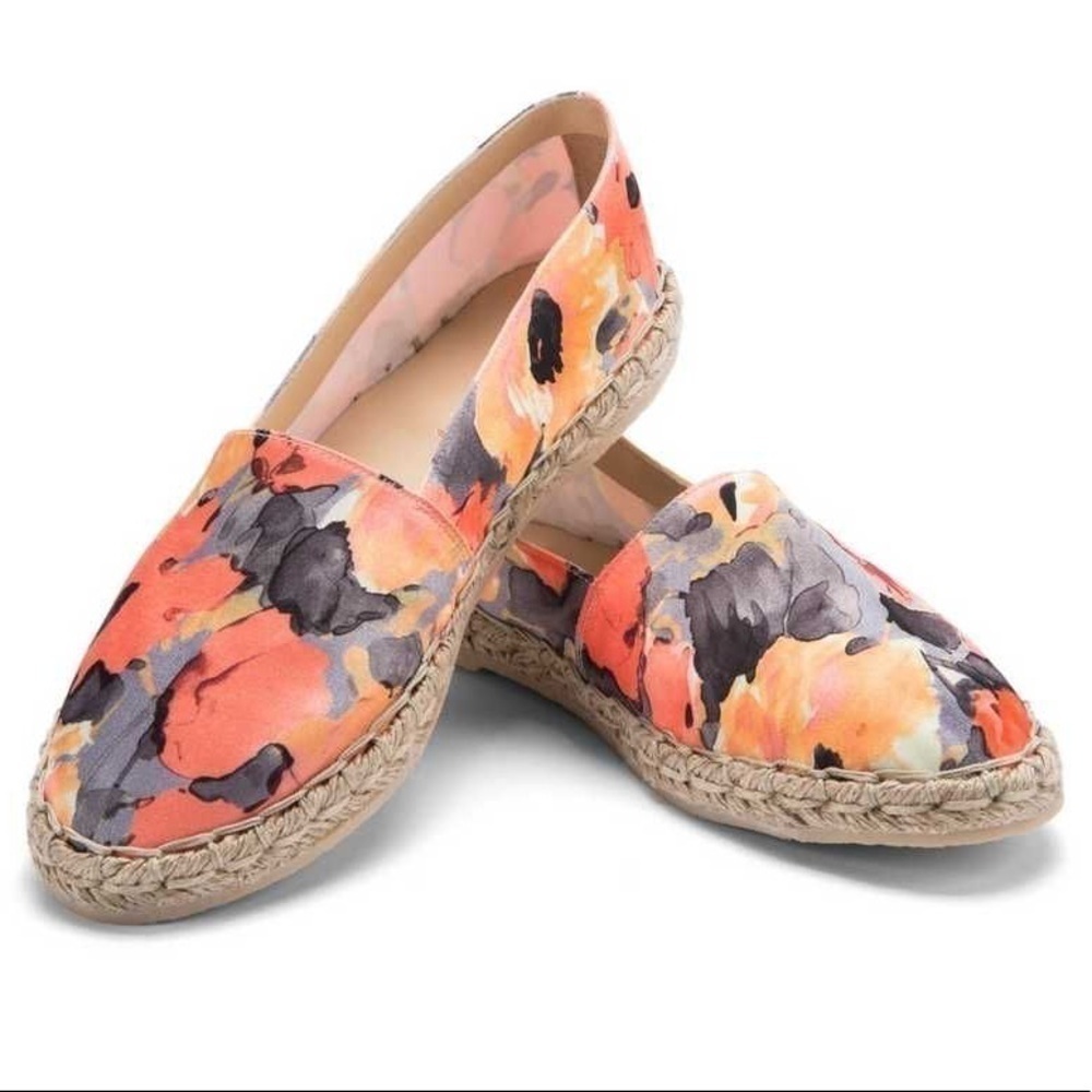 M.GEMI The Sala Espadrille Sz 36 Floral Coral
